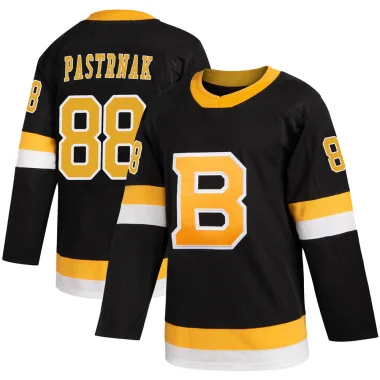 Authentic David Pastrnak Black Boston Bruins Alternate Jersey - Youth