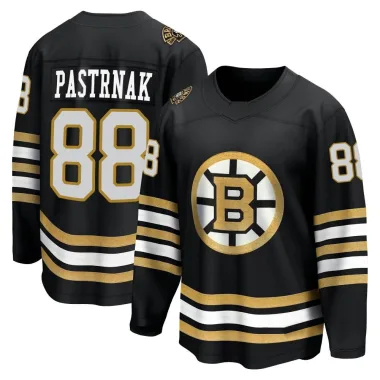 Breakaway David Pastrnak Black Boston Bruins 100th Anniversary Premier Jersey - Men's