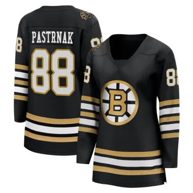 Breakaway David Pastrnak Black Boston Bruins 100th Anniversary Premier Jersey - Women's