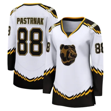Breakaway David Pastrnak White Boston Bruins Special Edition 2.0 Jersey - Women's
